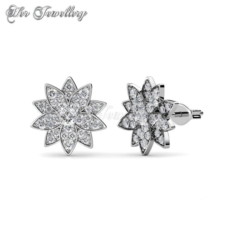 Swarovski Crystals Daisy Earringsâ€ - Her Jewellery