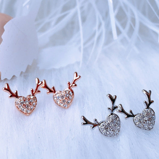 Antlers Love Earrings