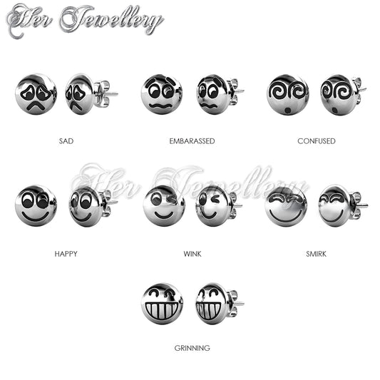 Emoticon Earrings (7 Expression)