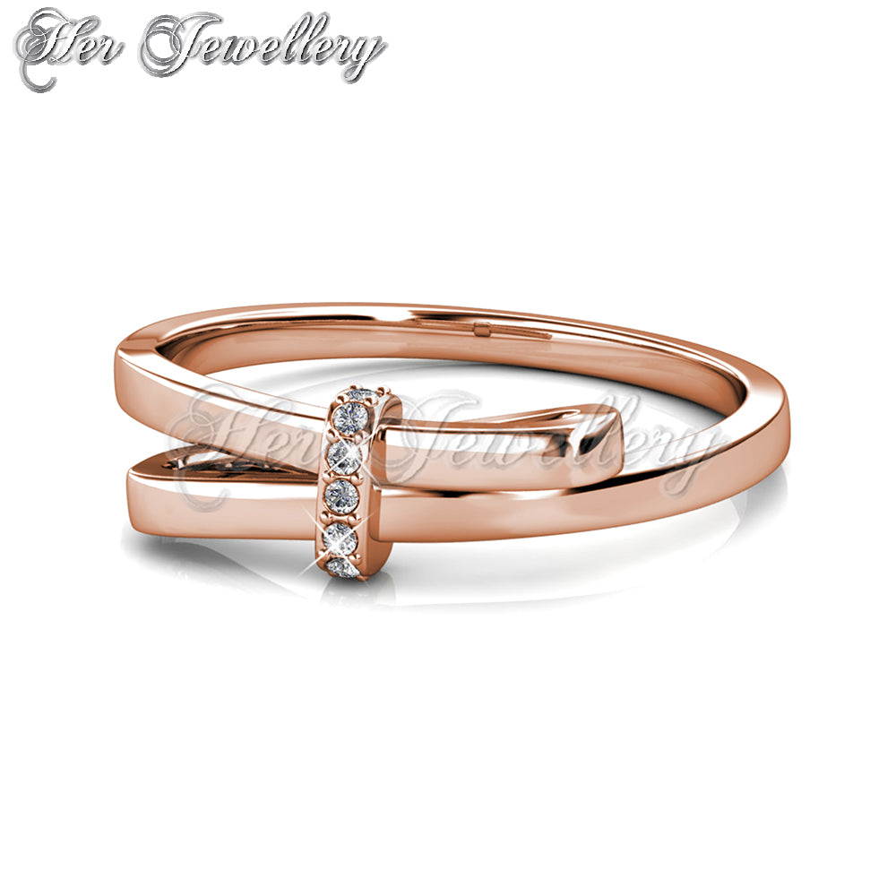 Rose gold hot sale bow ring