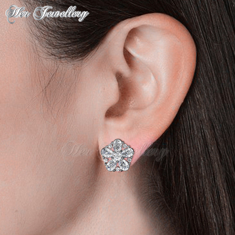 Swarovski Crystals Marylis Bloom Earringsâ€ - Her Jewellery