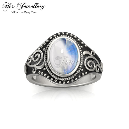 Levent Oval Moonstone Ring