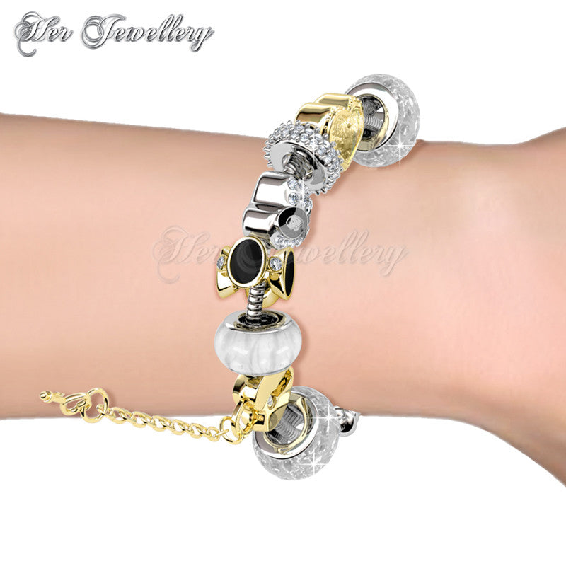 Swarovski Crystals Mylady Charm Bracelet - Her Jewellery