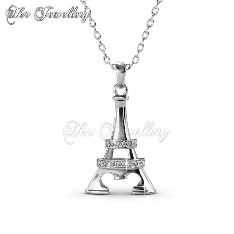 Swarovski Crystals Paris Tower Pendant - Her Jewellery