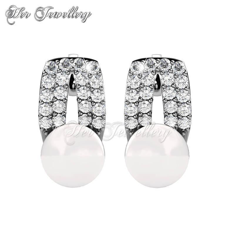 Swarovski Crystals Pearlie Earrings - Her Jewellery