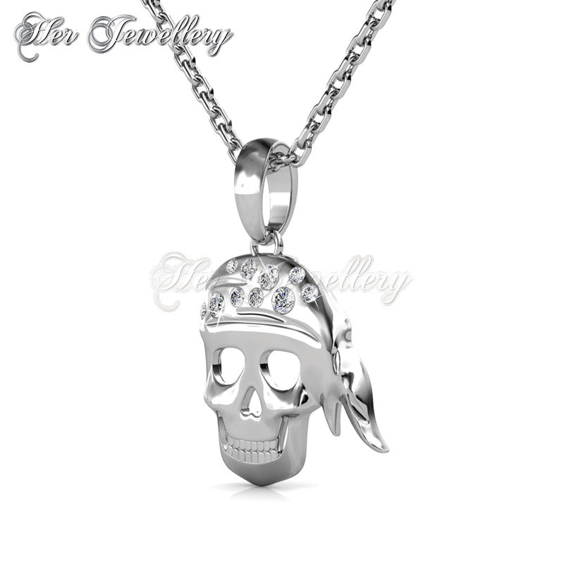 Swarovski Crystals Pirate Pendant - Her Jewellery