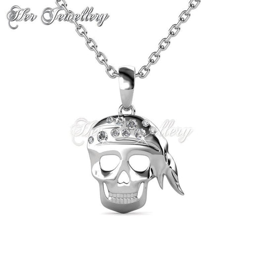 Swarovski Crystals Pirate Pendant - Her Jewellery