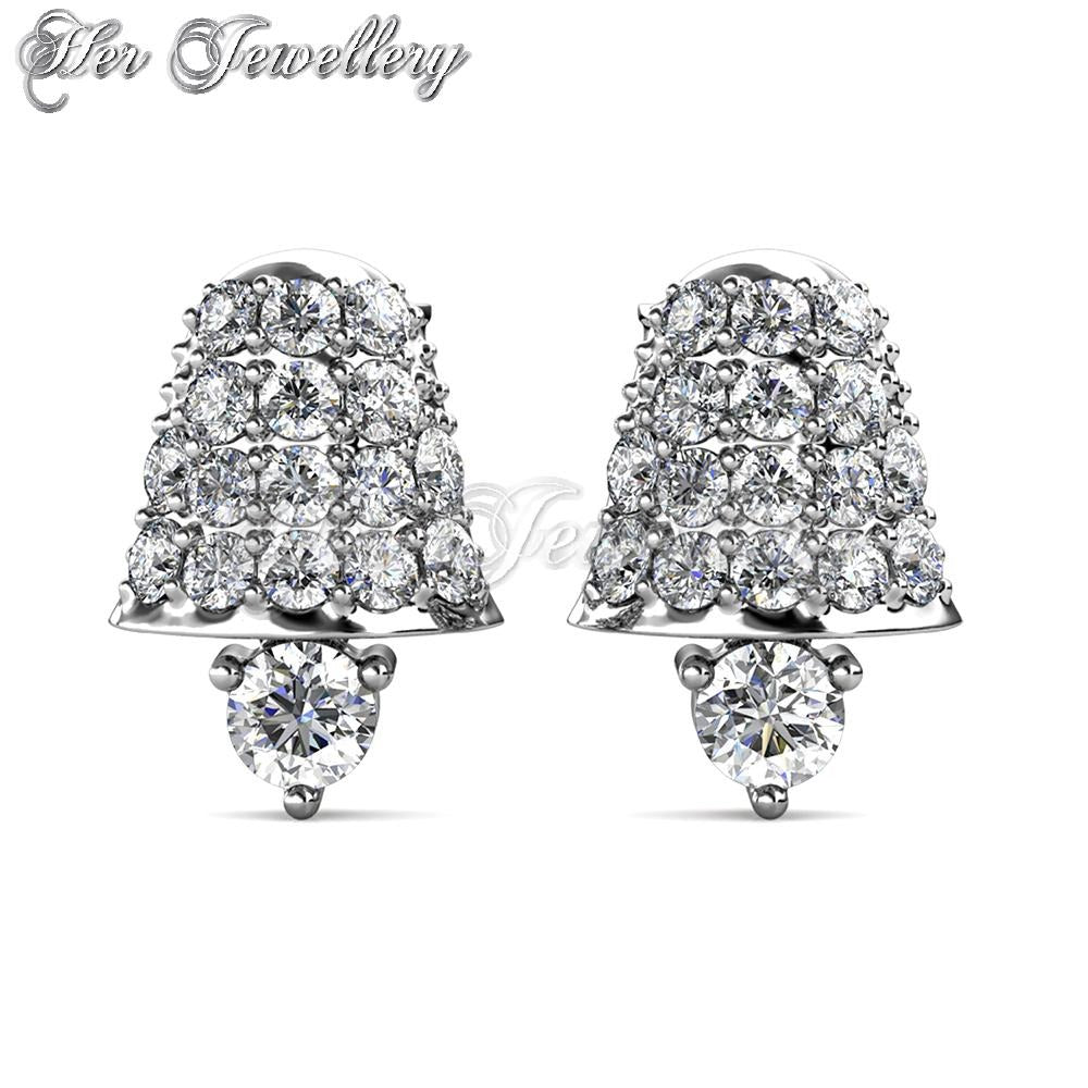 Swarovski Crystals Jingle Bell Earrings - Her Jewellery