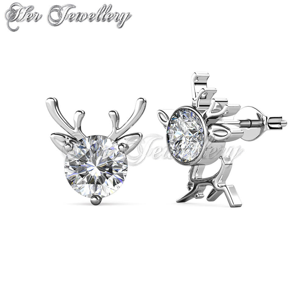Swarovski Crystals Ruldoph Crystal Earrings - Her Jewellery