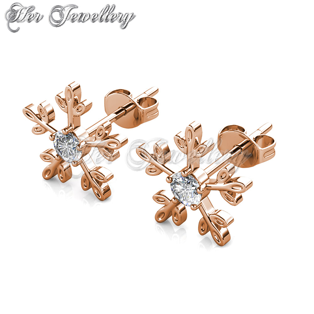 Swarovski Crystals Twinkle Flakes Earrings - Her Jewellery