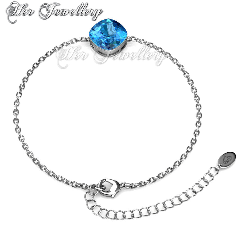 Swarovski Crystals Gillian Braceletâ€ (Blue) - Her Jewellery