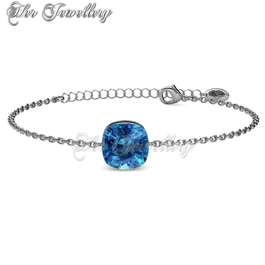 Swarovski Crystals Juliana Braceletâ€ (Blue) - Her Jewellery