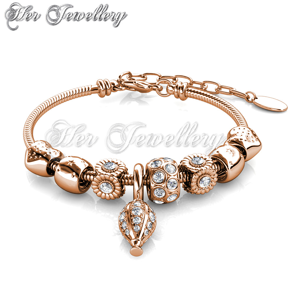 Swarovski Crystals Palloncino Charm Bracelet - Her Jewellery