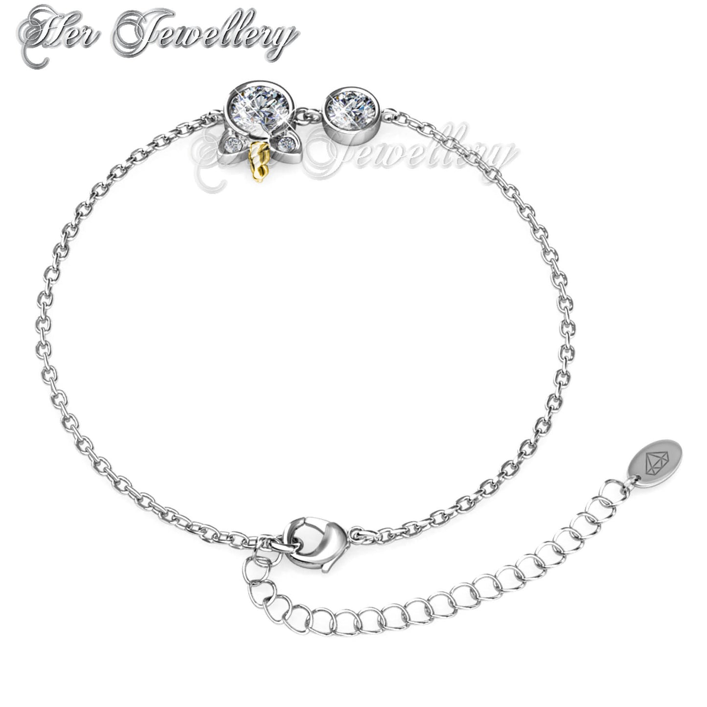 Swarovski Crystals Unicorn Bracelet - Her Jewellery