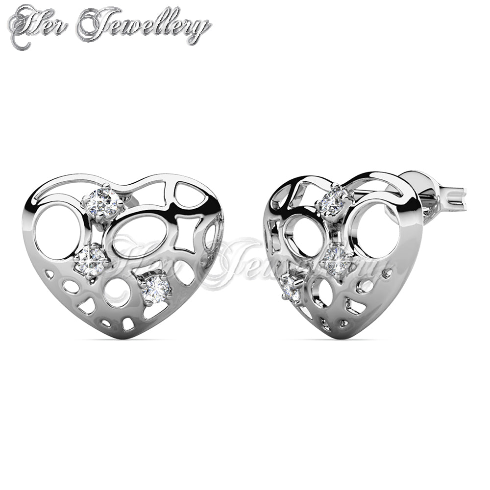 Swarovski Crystals Arena Earrings - Her Jewellery
