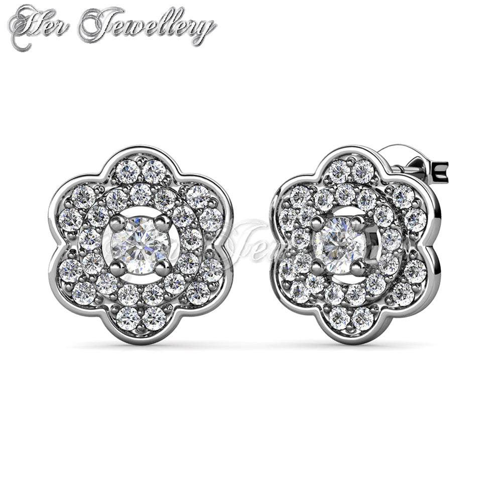 Swarovski Crystals Amaryllis Earrings - Her Jewellery