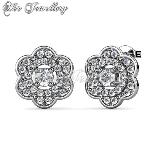 Swarovski Crystals Amaryllis Earrings - Her Jewellery
