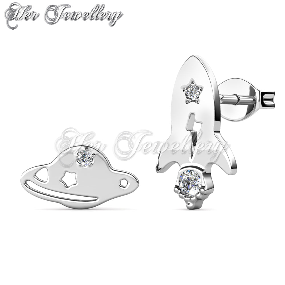 Swarovski Crystals Space Earrings Set - Her Jewellery