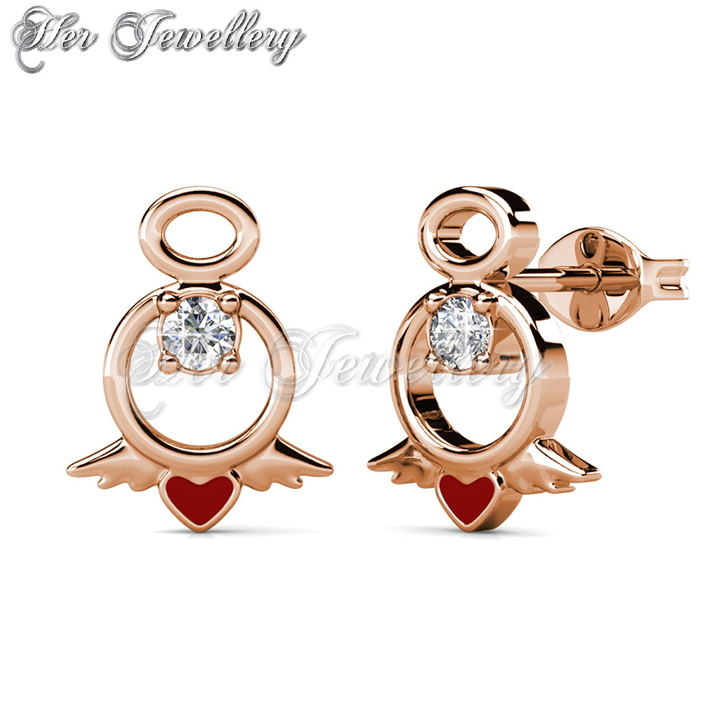 Swarovski Crystals Ballet Angel Earrings - Her Jewellery