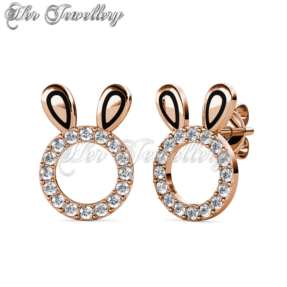 Swarovski Crystals Bunny Earrings - Her Jewellery