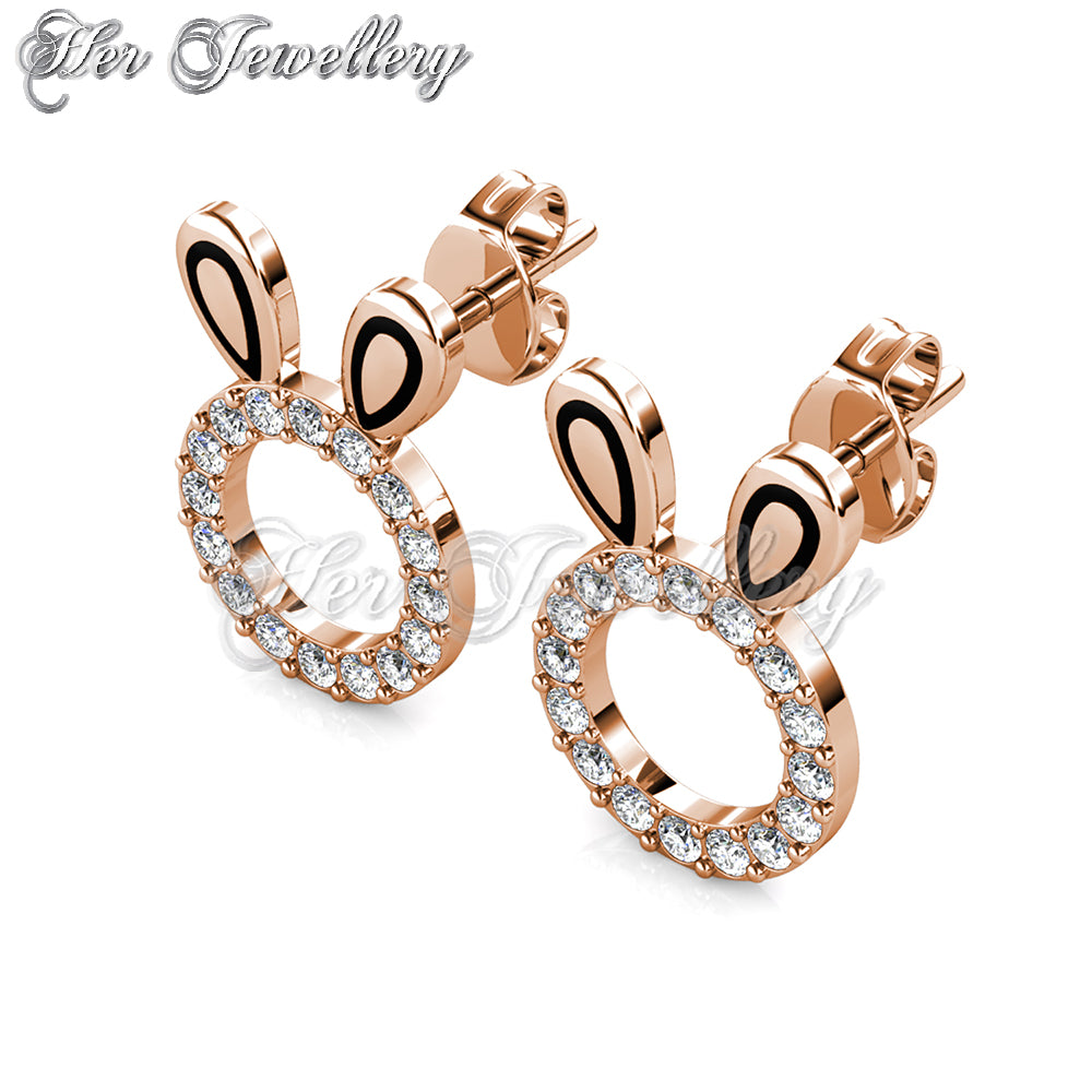 Swarovski Crystals Bunny Earrings - Her Jewellery