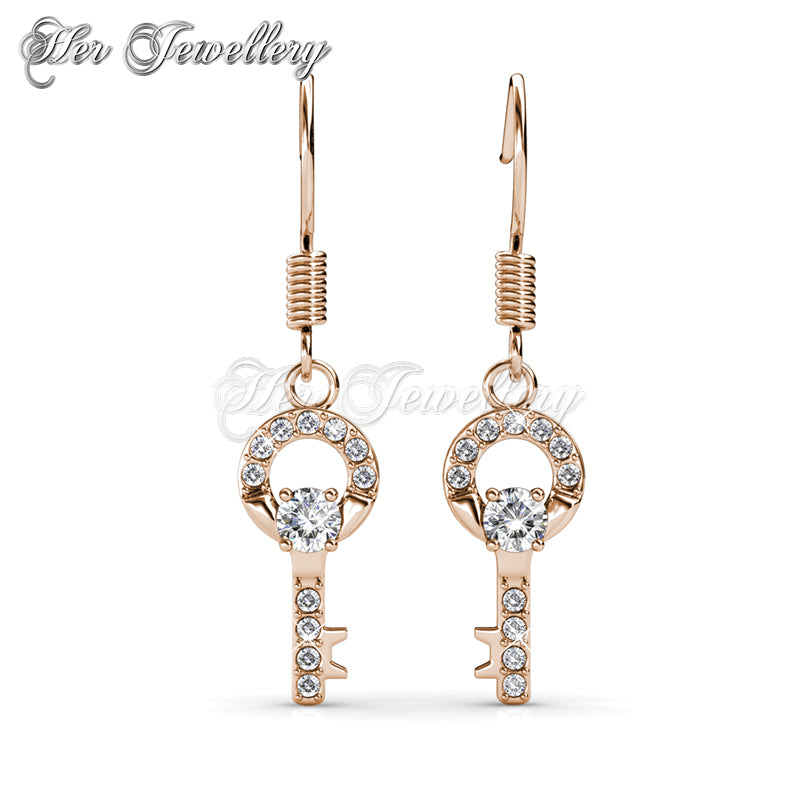 Swarovski key deals earrings