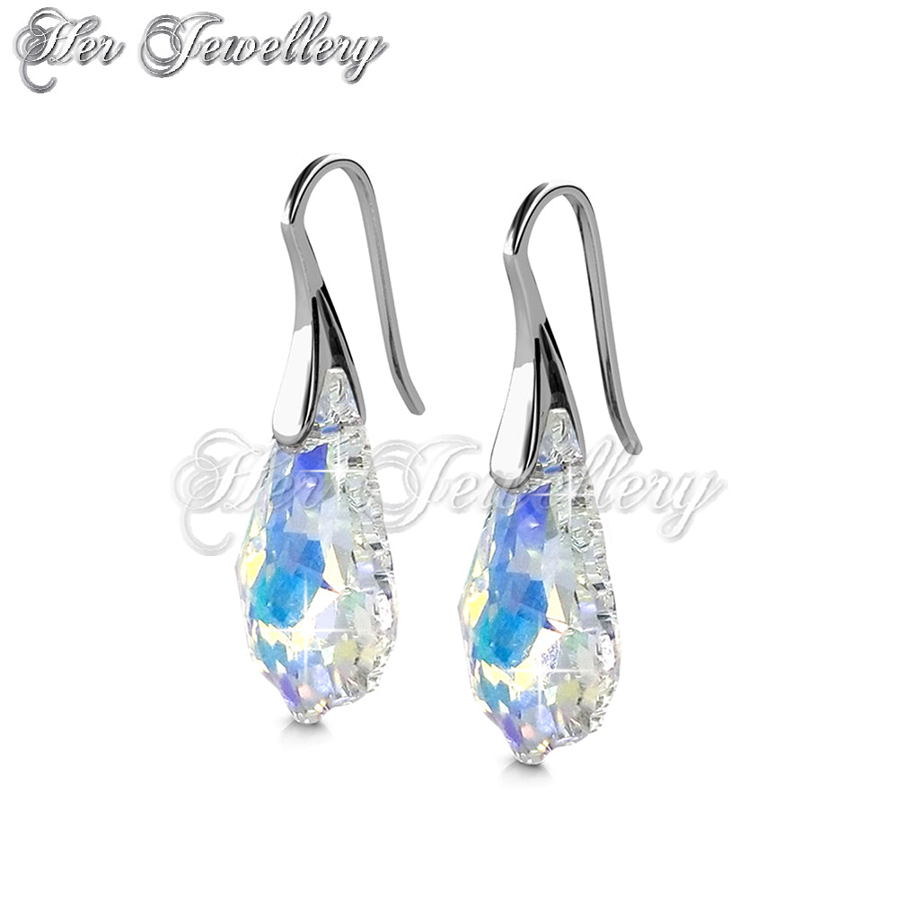 Swarovski Crystals Crystal Stone Hook Earrings - Her Jewellery