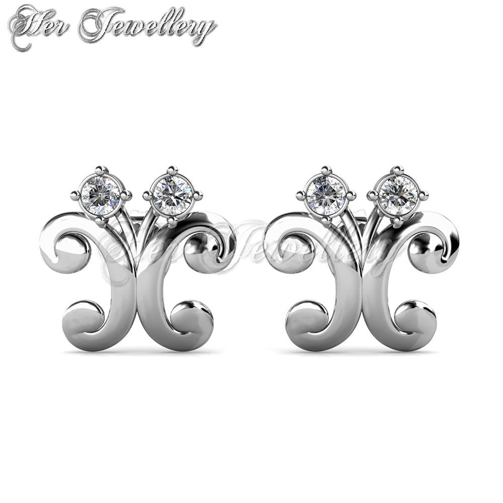 Swarovski Crystals Dragonfly Earrings - Her Jewellery