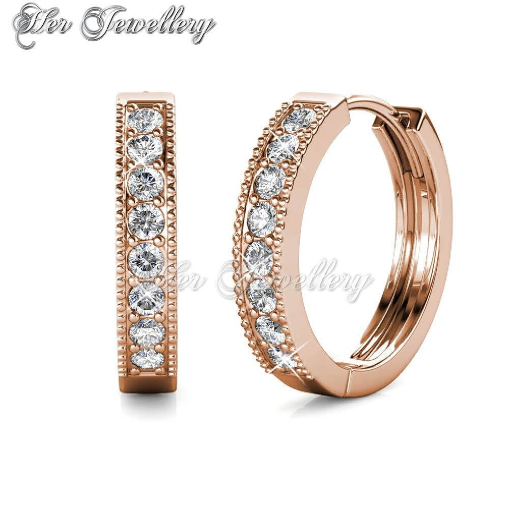 Swarovski Crystals Eclat Earrings - Her Jewellery