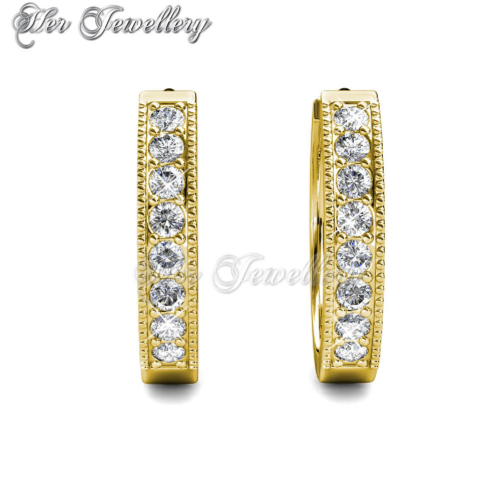 Swarovski Crystals Eclat Earrings - Her Jewellery