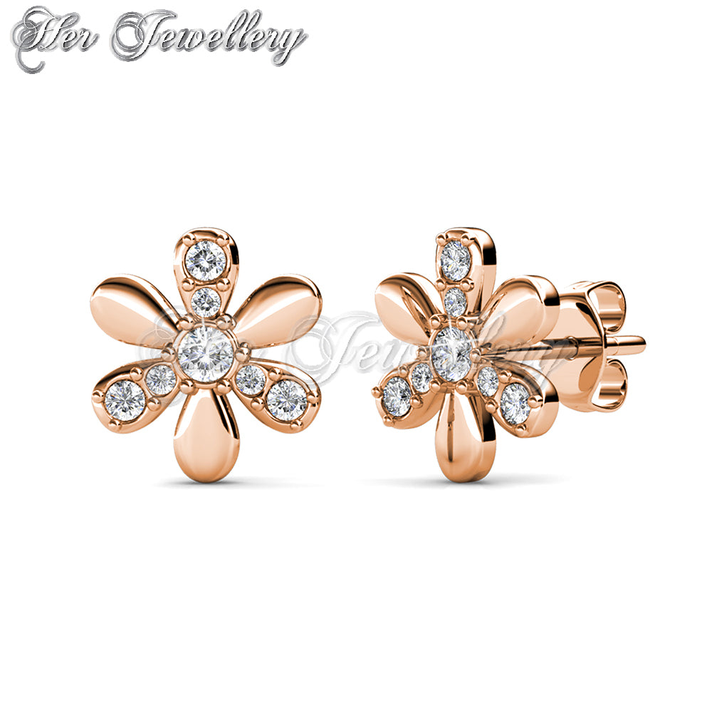 Swarovski Crystals Fleur Earrings - Her Jewellery