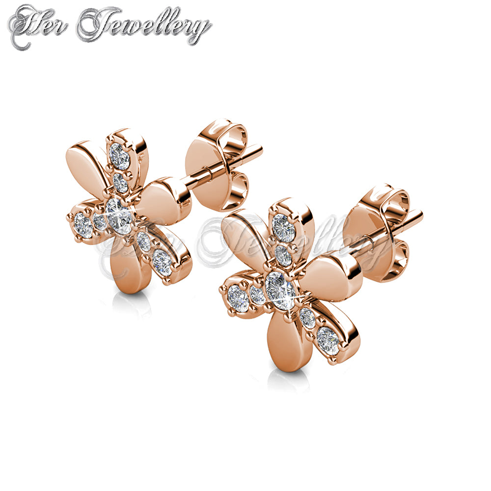 Swarovski Crystals Fleur Earrings - Her Jewellery