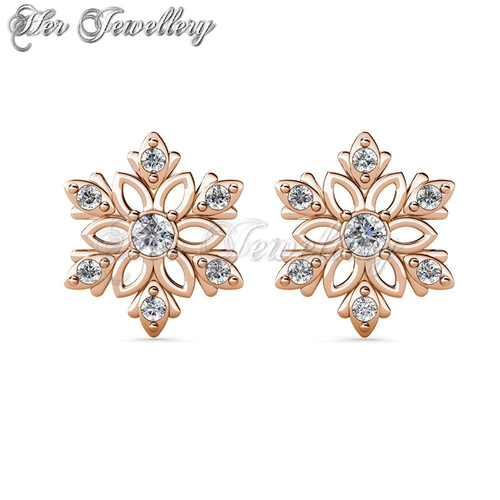 Swarovski Crystals Floraison Earrings - Her Jewellery