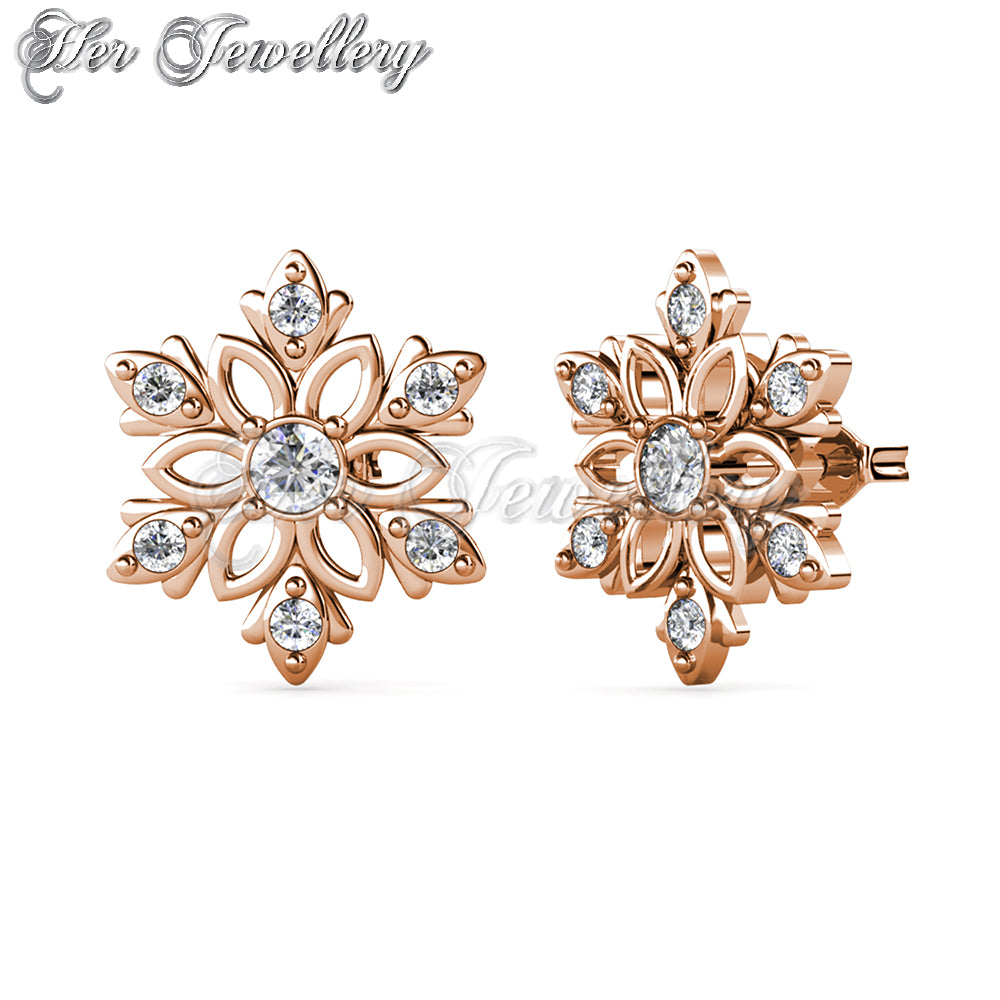 Swarovski Crystals Floraison Earrings - Her Jewellery