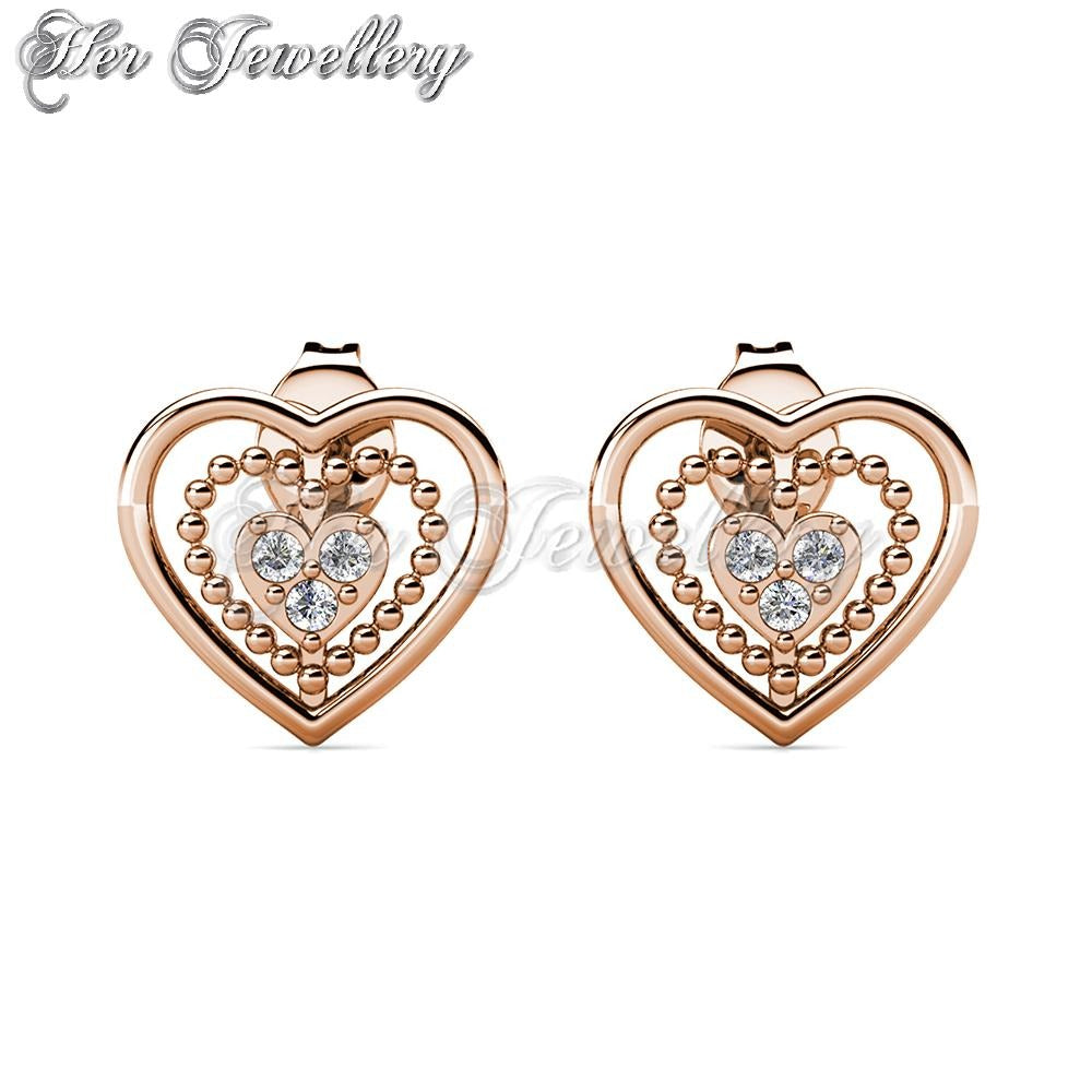 Swarovski Crystals Gene Love Earrings - Her Jewellery