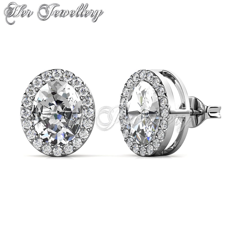 Swarovski Crystals Glamour Erin Earrings - Her Jewellery