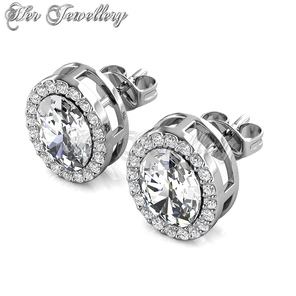 Swarovski Crystals Glamour Erin Earrings - Her Jewellery