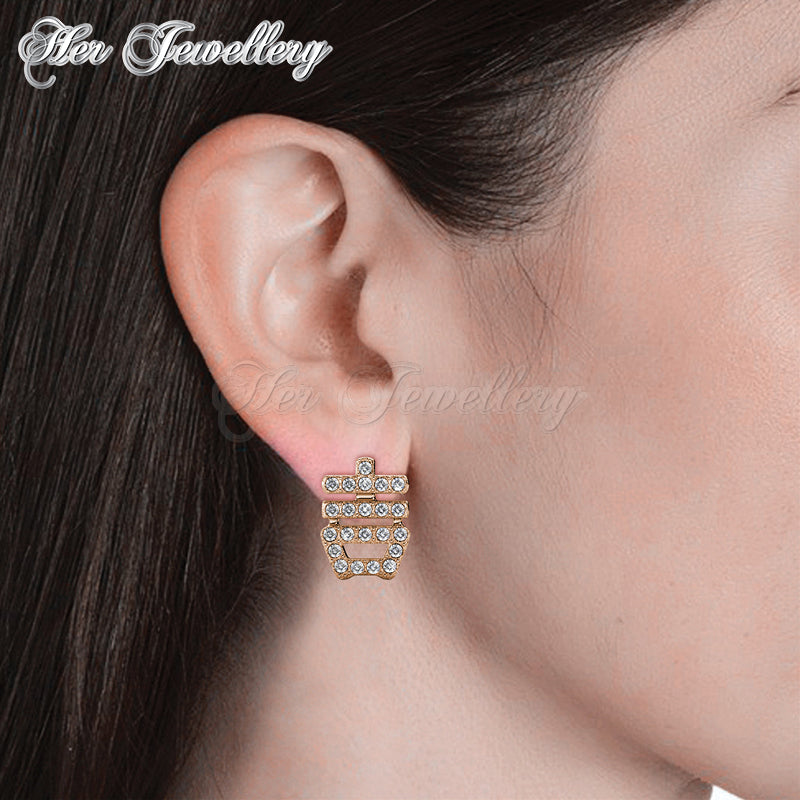 Swarovski Crystals Happiness Earrings - Her Jewellery