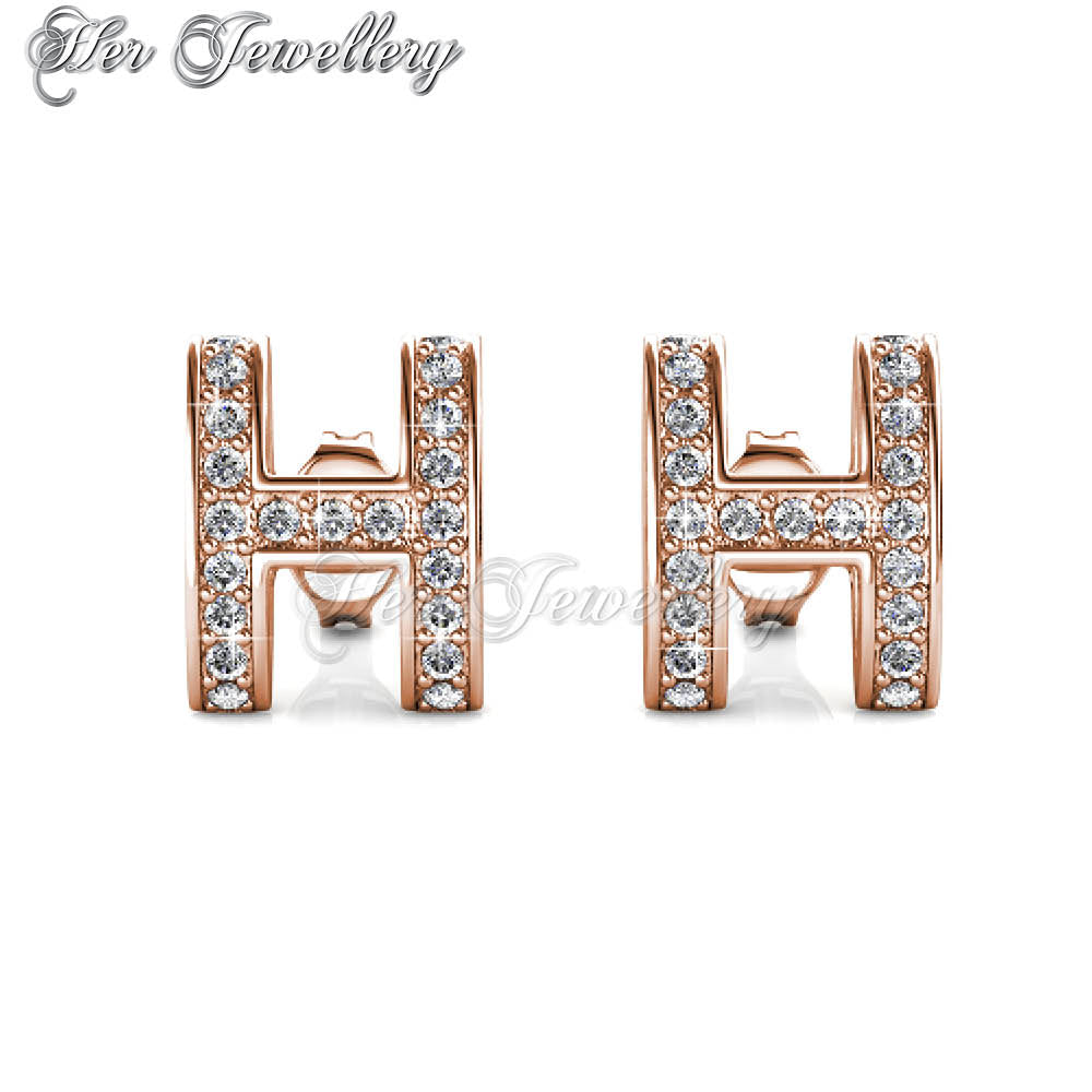 Swarovski Crystals Honey Earrings - Her Jewellery