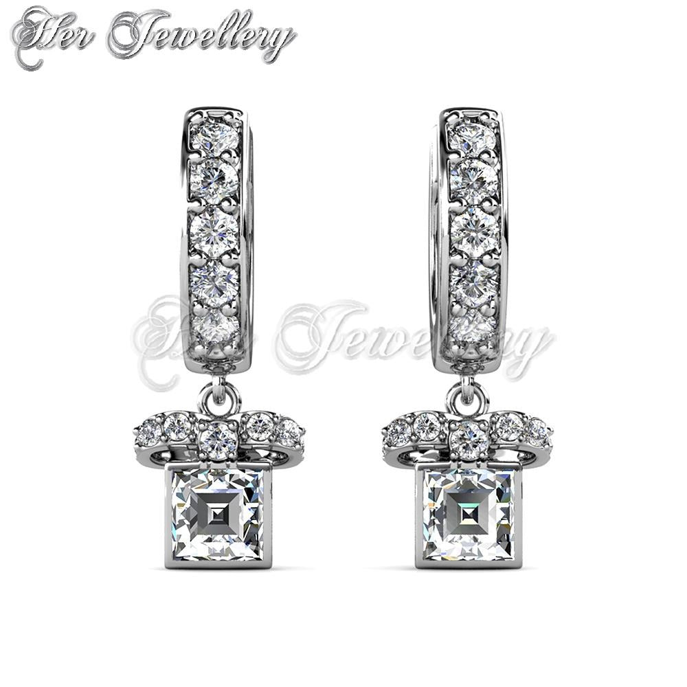Swarovski Crystals Giselle Hoop Earrings - Her Jewellery