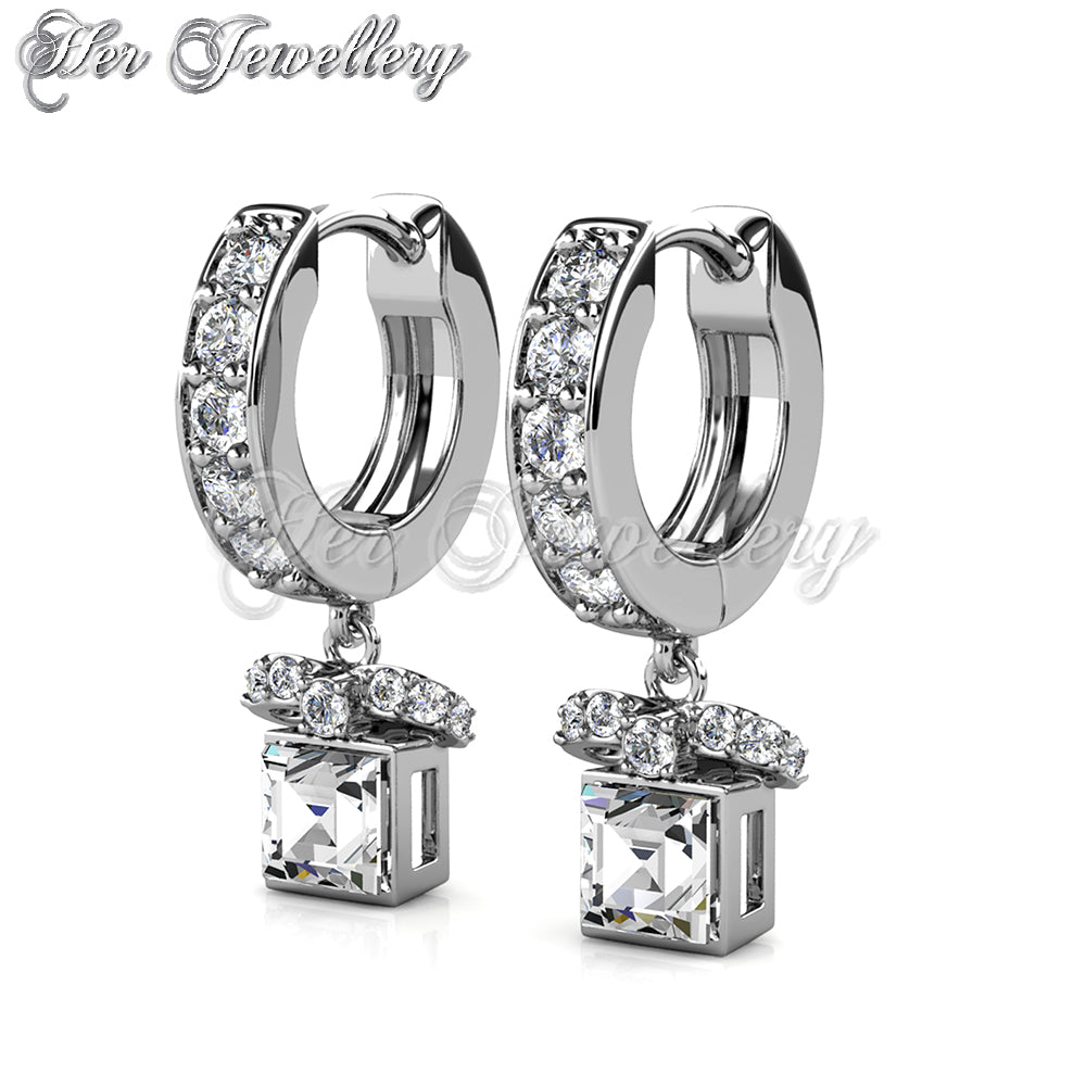 Swarovski Crystals Giselle Hoop Earrings - Her Jewellery