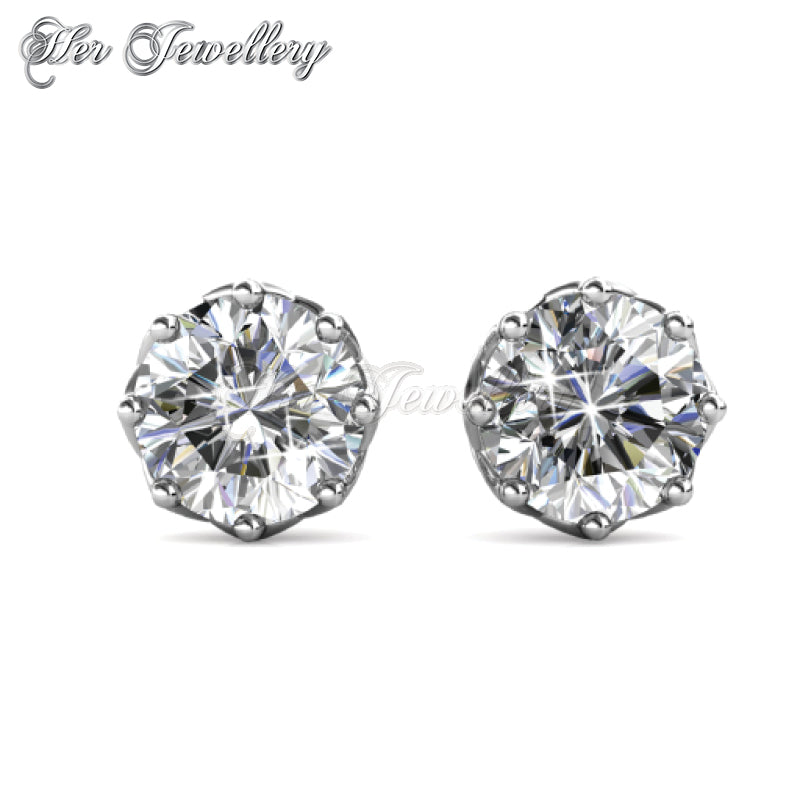 Swarovski Crystals Lily Earrings - Her Jewellery