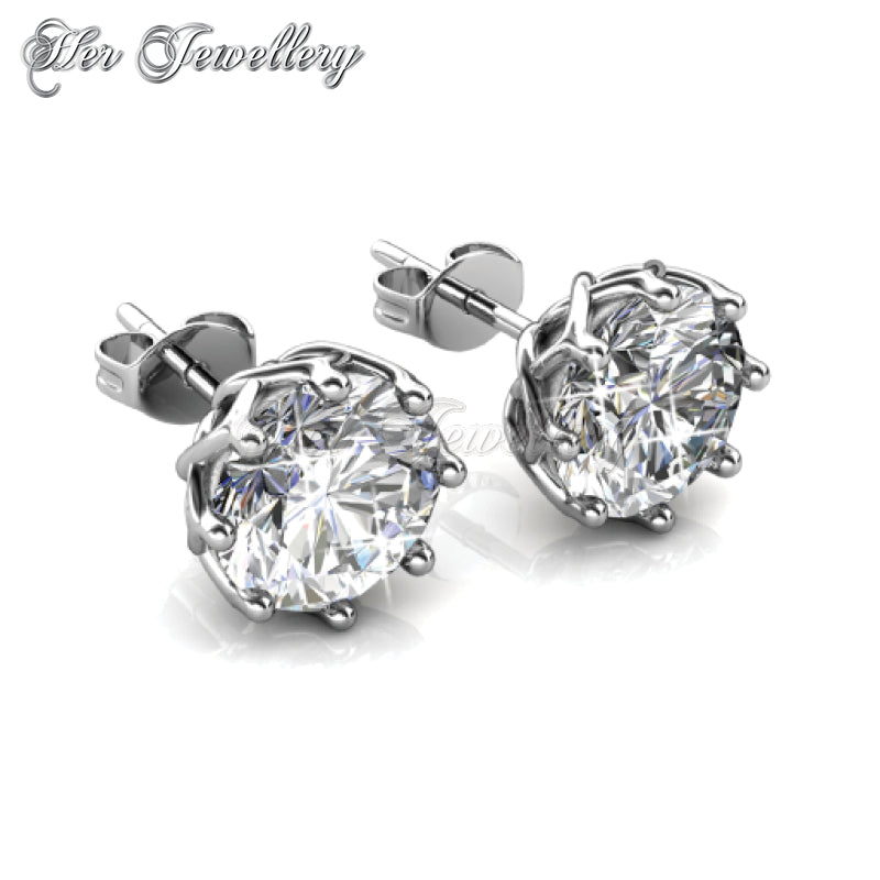 Swarovski Crystals Lily Earrings - Her Jewellery