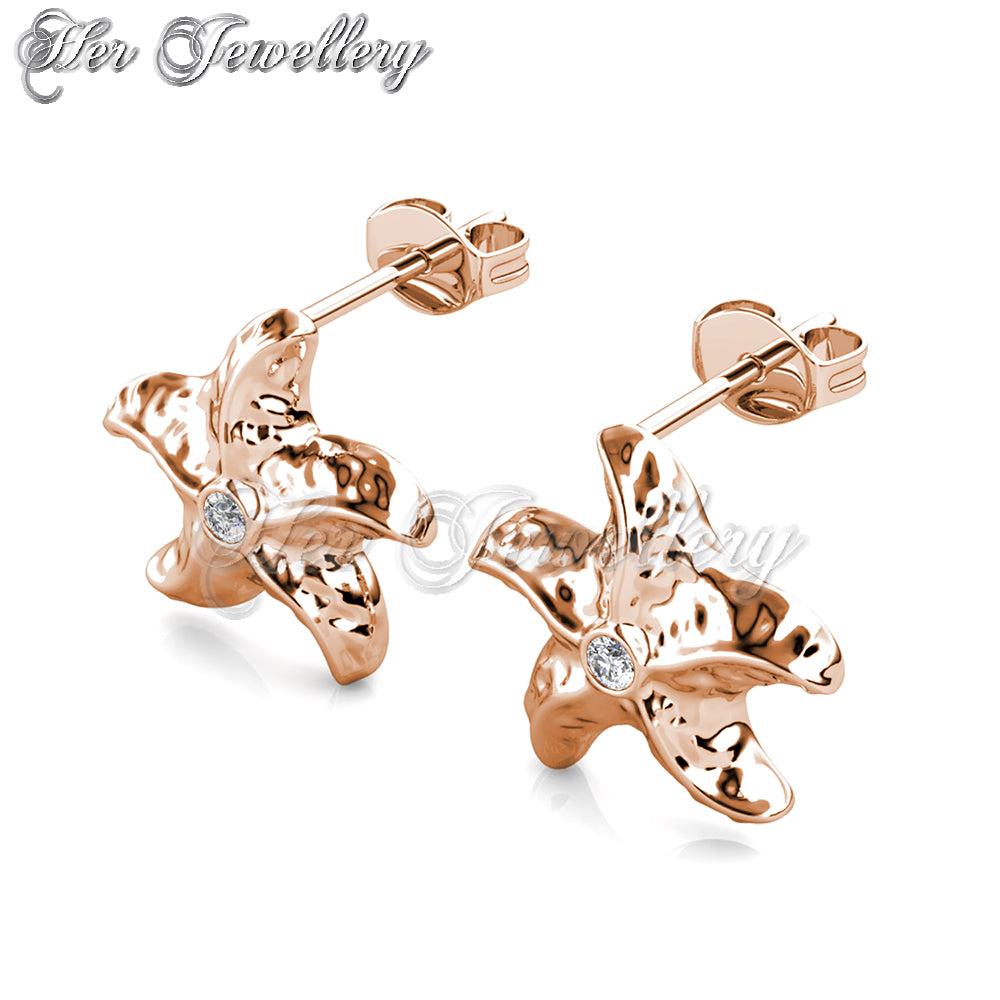 Swarovski Crystals Little Starfish Earrings - Her Jewellery
