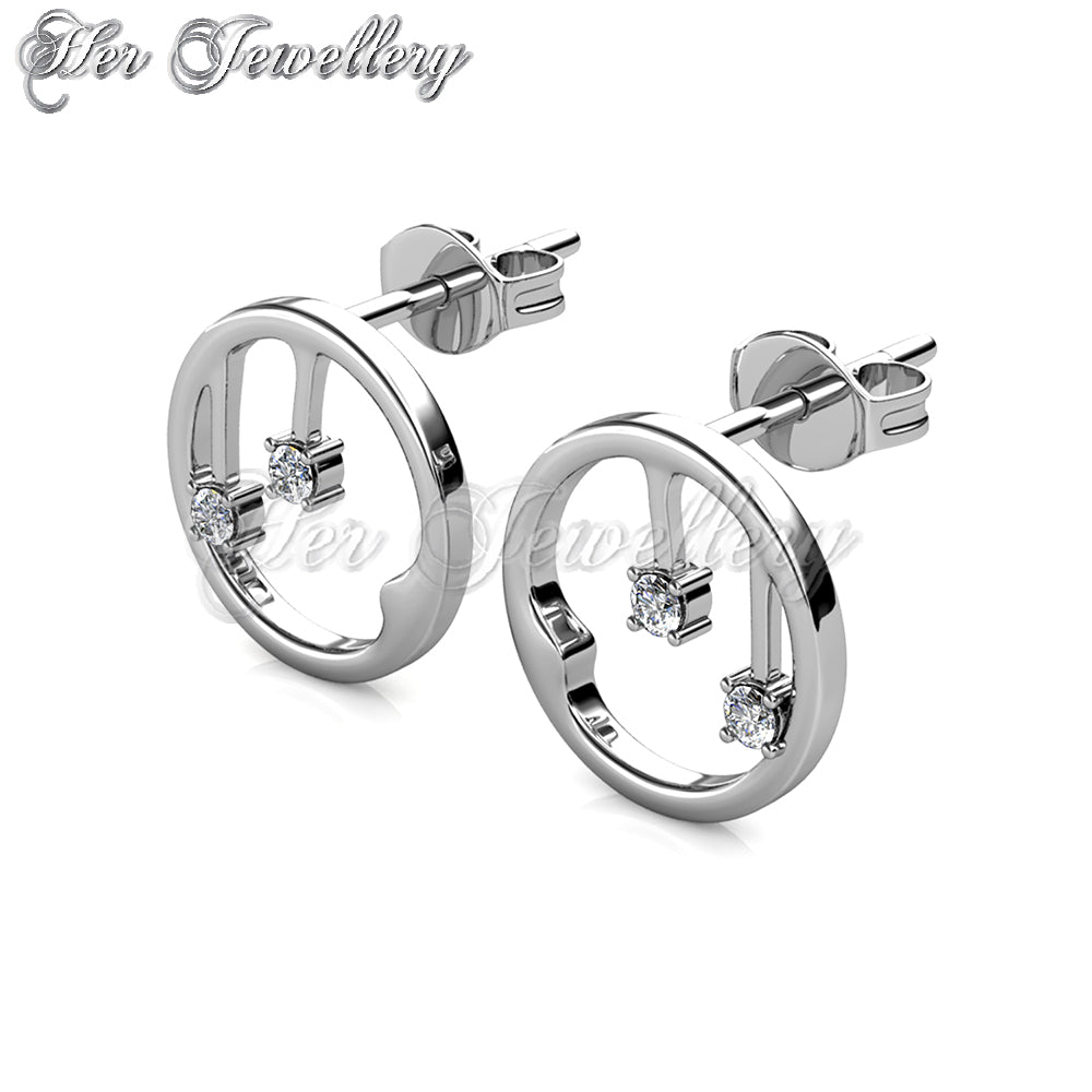 Swarovski Crystals Luna Earrings - Her Jewellery