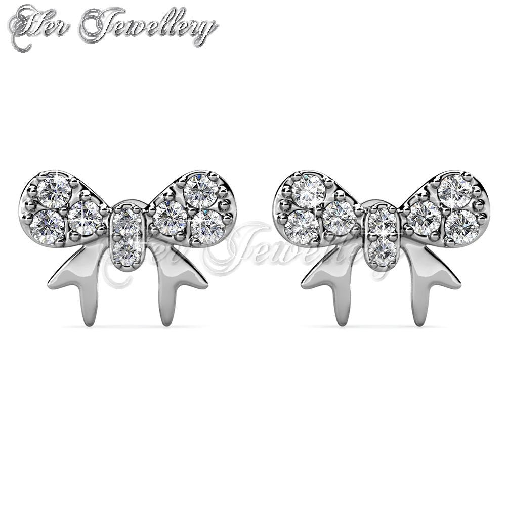Swarovski Crystals Minnie Bow Earrings - Her Jewellery