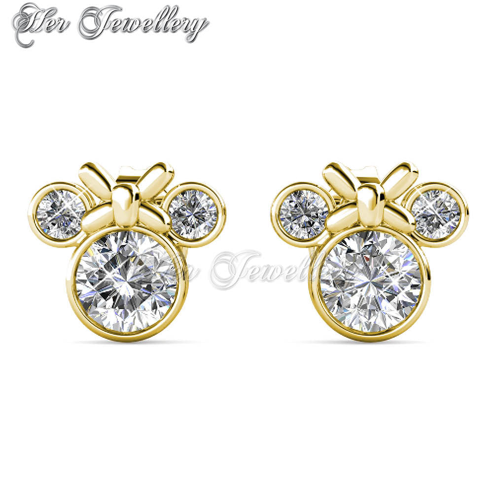 Swarovski Crystals Minnie Earrings - Her Jewellery