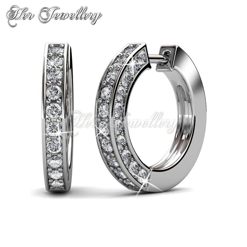 Swarovski Crystals Perry Clip Earrings - Her Jewellery