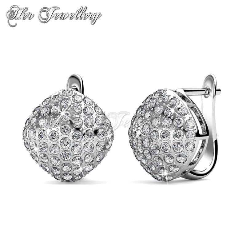 Swarovski Crystals Peyton Clip Earrings - Her Jewellery