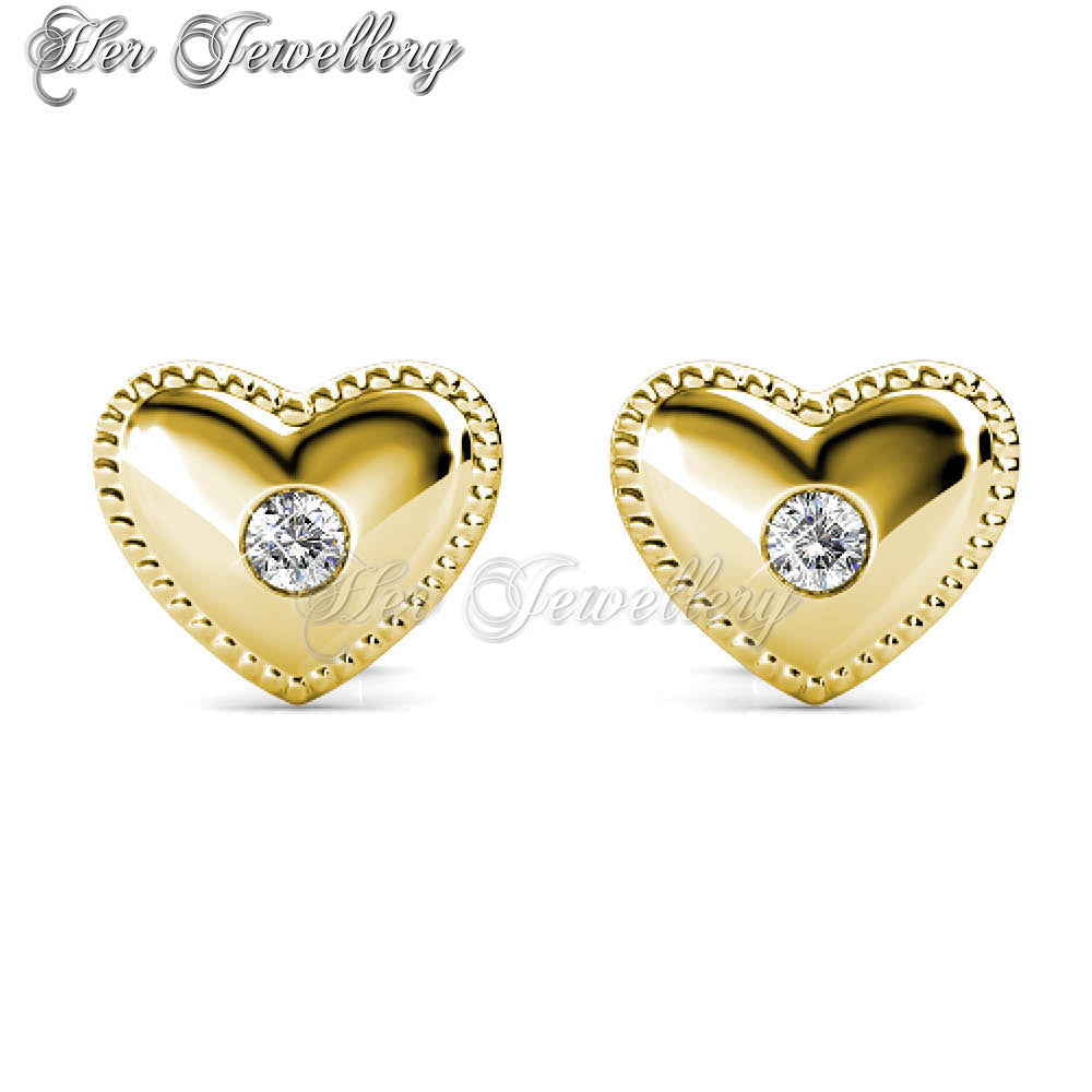 Swarovski Crystals Pure Love Earrings - Her Jewellery
